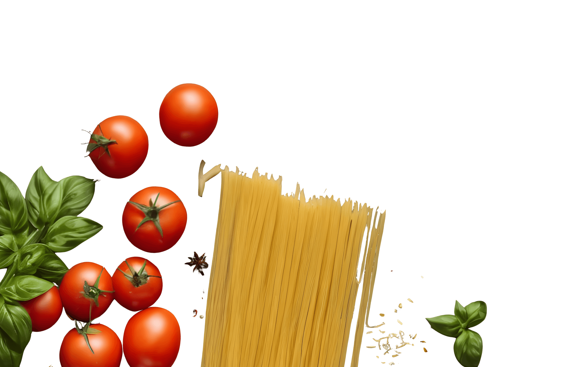 Pasta and tomatoes